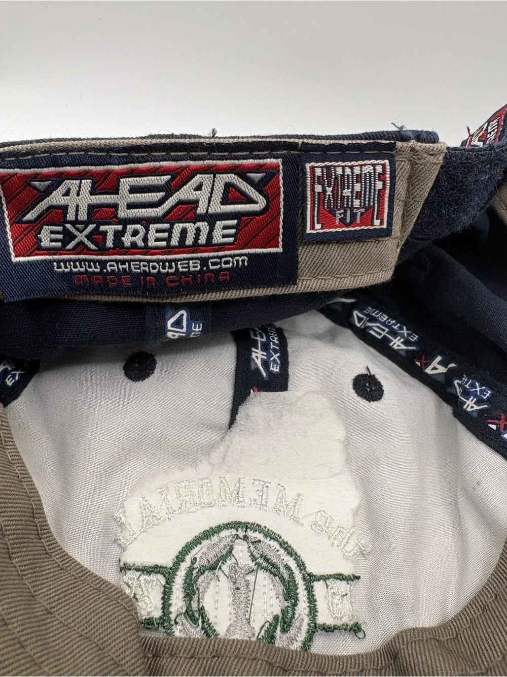 Ahead Extreme The Memorial 1976 Golf Tournament Navy Adjustable Hat Muirfield Vi